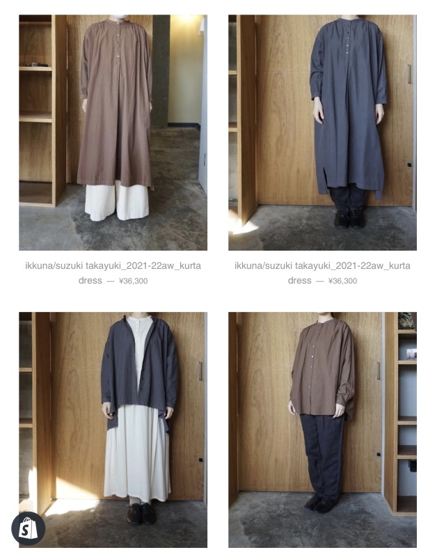 ikkuna smock dress suzuki takayuki