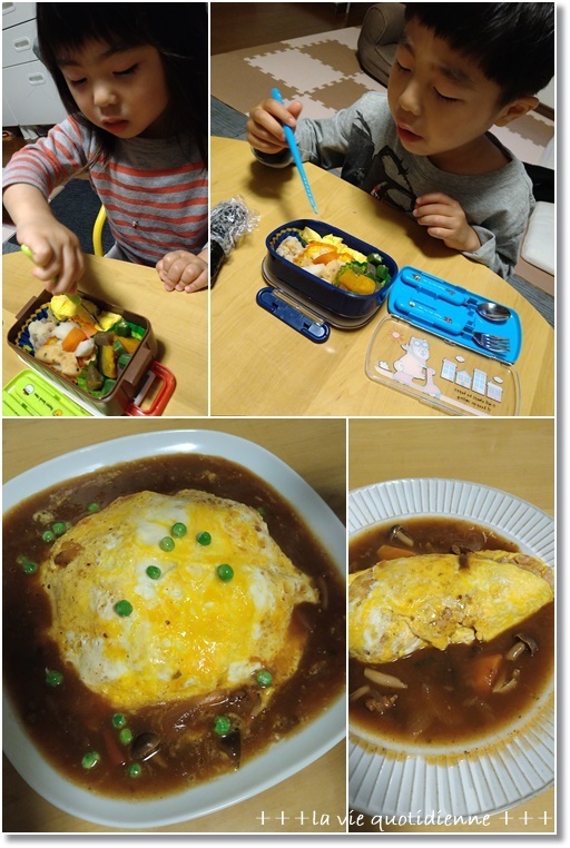 【ダンナさん食堂】家事分担制だけど8割は私よね?って話と上達した王子の自転車_a0348473_07055206.jpg