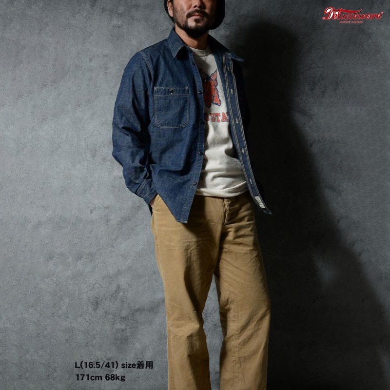 DELUXE WARE(デラックスウエア) 7614 [CHAMBRAY WESTRN],7620 [REAL VINTAGE WORK SHIRT]_c0204678_10101321.jpg