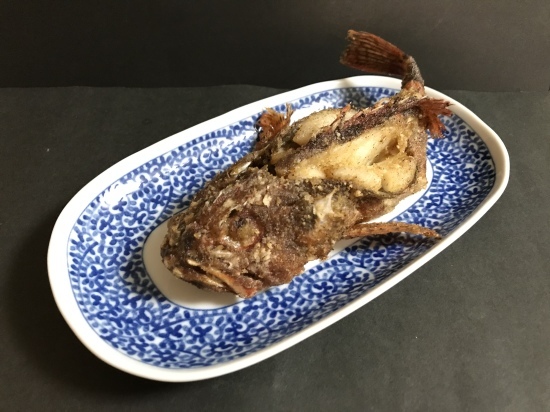 カサゴの唐揚げ 姿揚げ ぼっちオバサン食堂