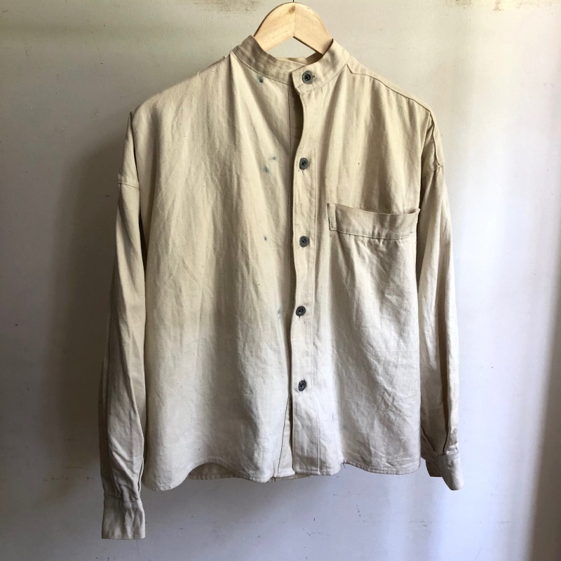French Military HBT Linen Bourgeron Jacket : DIGUPPER BLOG French Military HBT Linen Bourgeron Jacket : DIGUPPER BLOG
