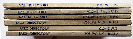 THE JAZZ DIRECTORY OF RECORDED JAZZ & SWING MUSIC 」VOL.1〜6 THE JAZZ DIRECTORY OF RECORDED JAZZ & SWING MUSIC 」VOL.1〜6