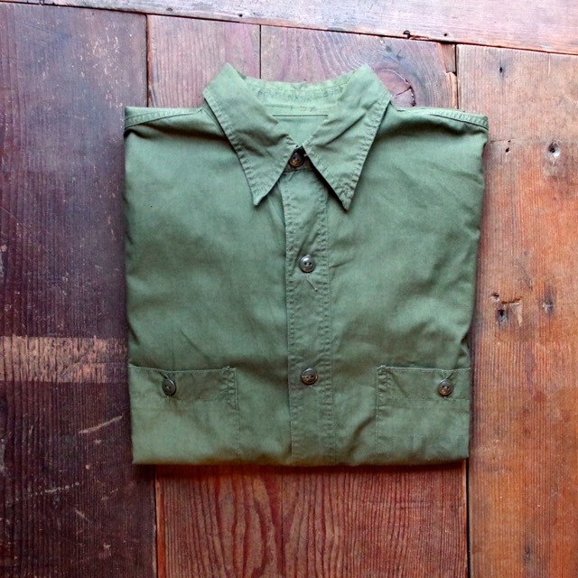 1940s US NAVY Type N-3 Utility Shirt / 40年代 USN ポプリン