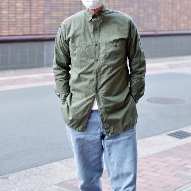 1940s US NAVY Type N-3 Utility Shirt / 40年代 USN ポプリン