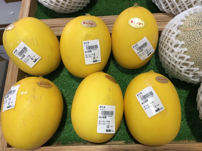 大洗まいわい市場　茨城のお土産大定番　絶品のメロン続々入荷中&#127816;_a0283448_12274689.jpeg