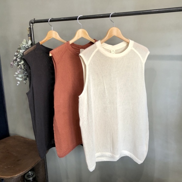 o project tank top mesh メッシュタンクトップ オー プロジェクト O