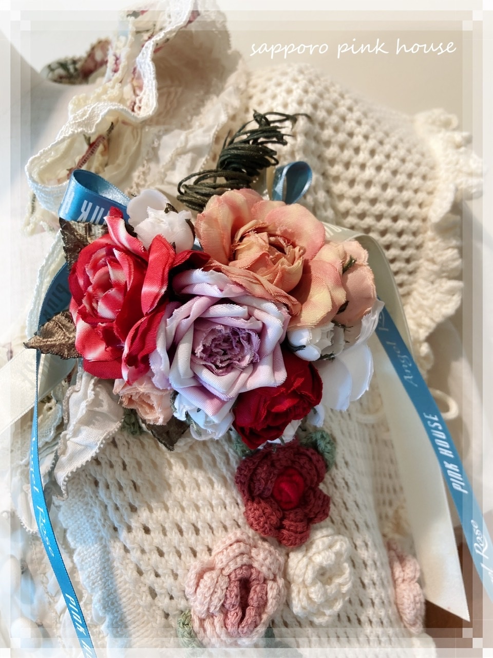 ピンクハウス PINK HOUSE ロングワンピース フレア フリル 花柄