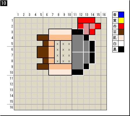 [まとめ] amiiboのドットマリオをダイソーのプチブロックで作る_a0021757_09220860.png