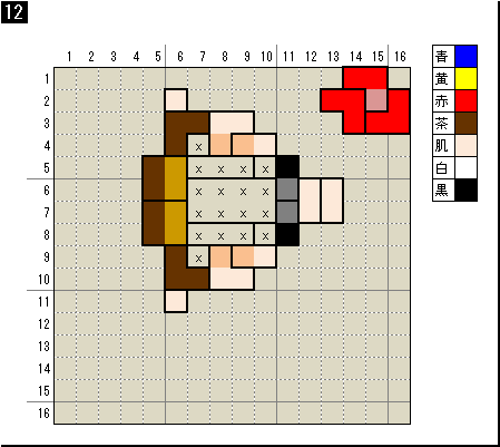 [まとめ] amiiboのドットマリオをダイソーのプチブロックで作る_a0021757_11134775.png