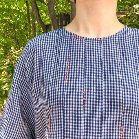 l'atelier du savon〙手仕事刺繍 ギンガムタックシリーズ : l