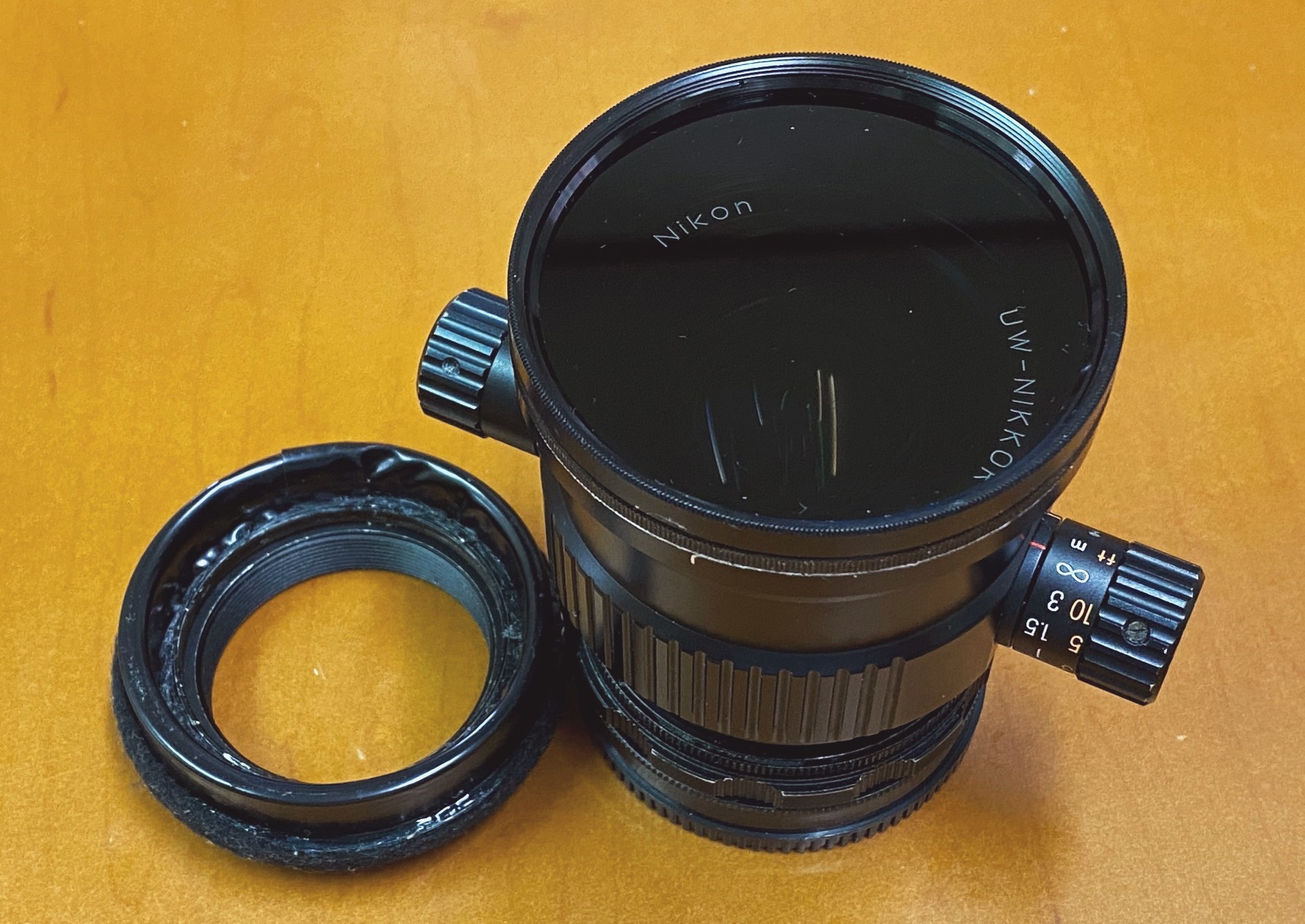 ニコン UW-NIKKOR 28mm 3.5 Nikonos 水中カメラ レンズ-