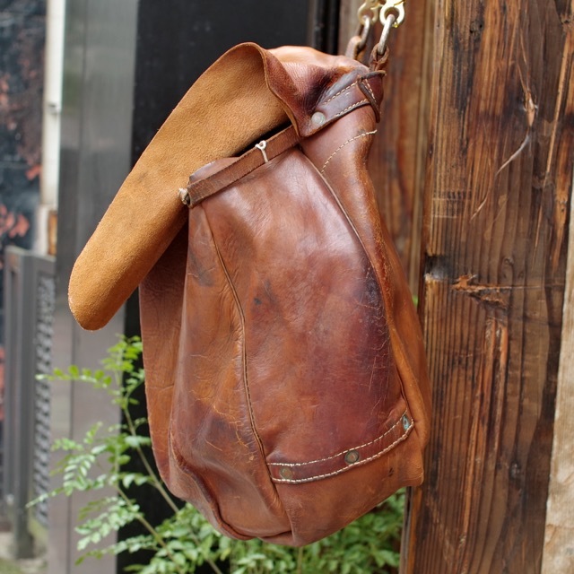 1960s US Mail Leather Carrier Bag
