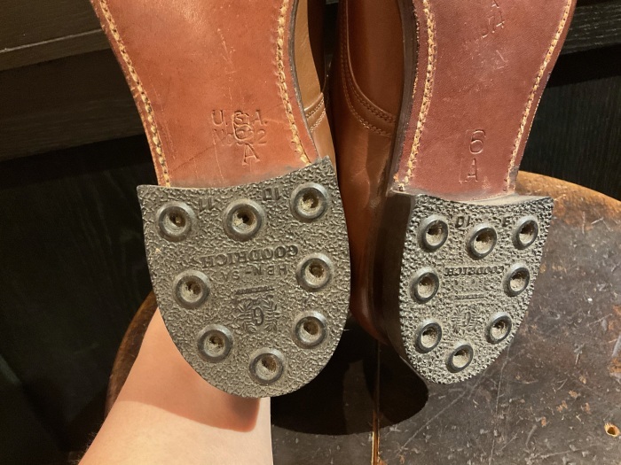 N.O.S. 40's U.S.Military service shoes : BUTTON UP clothing N.O.S. 40's U.S.Military service shoes : BUTTON UP clothing