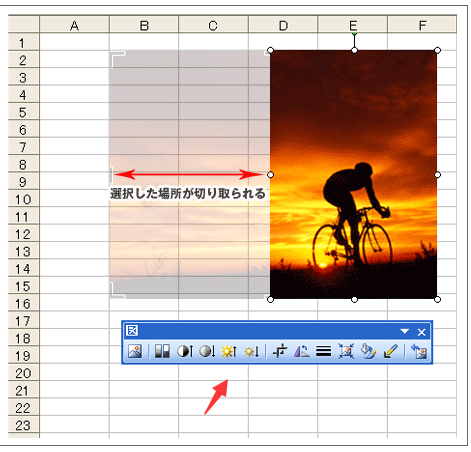 Excel 写真 画像を取り込む 挿入 と切り取る トリミング お役に立つ激安オフィスソフト入手情報 Microsoft Office 価格