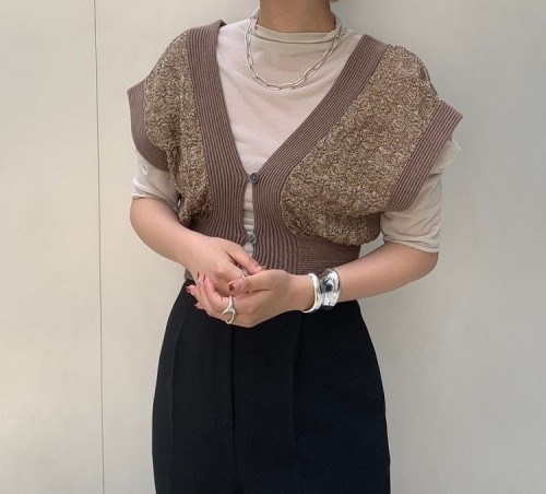 TODAYFUL トゥデイフル TODAYFUL / Lace Knit Bustier : dimanche ...