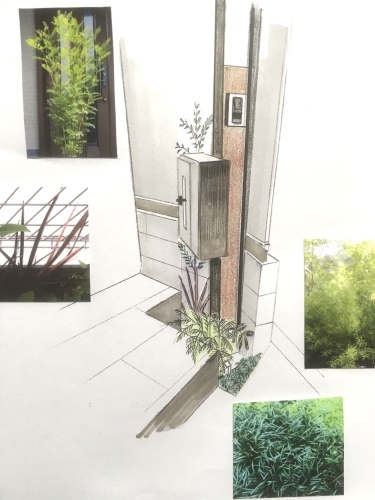 ポスト周りの植栽 Daisy Bee の多肉でガーデニング ポスト周りの植栽 Daisy Bee の多肉でガーデニング