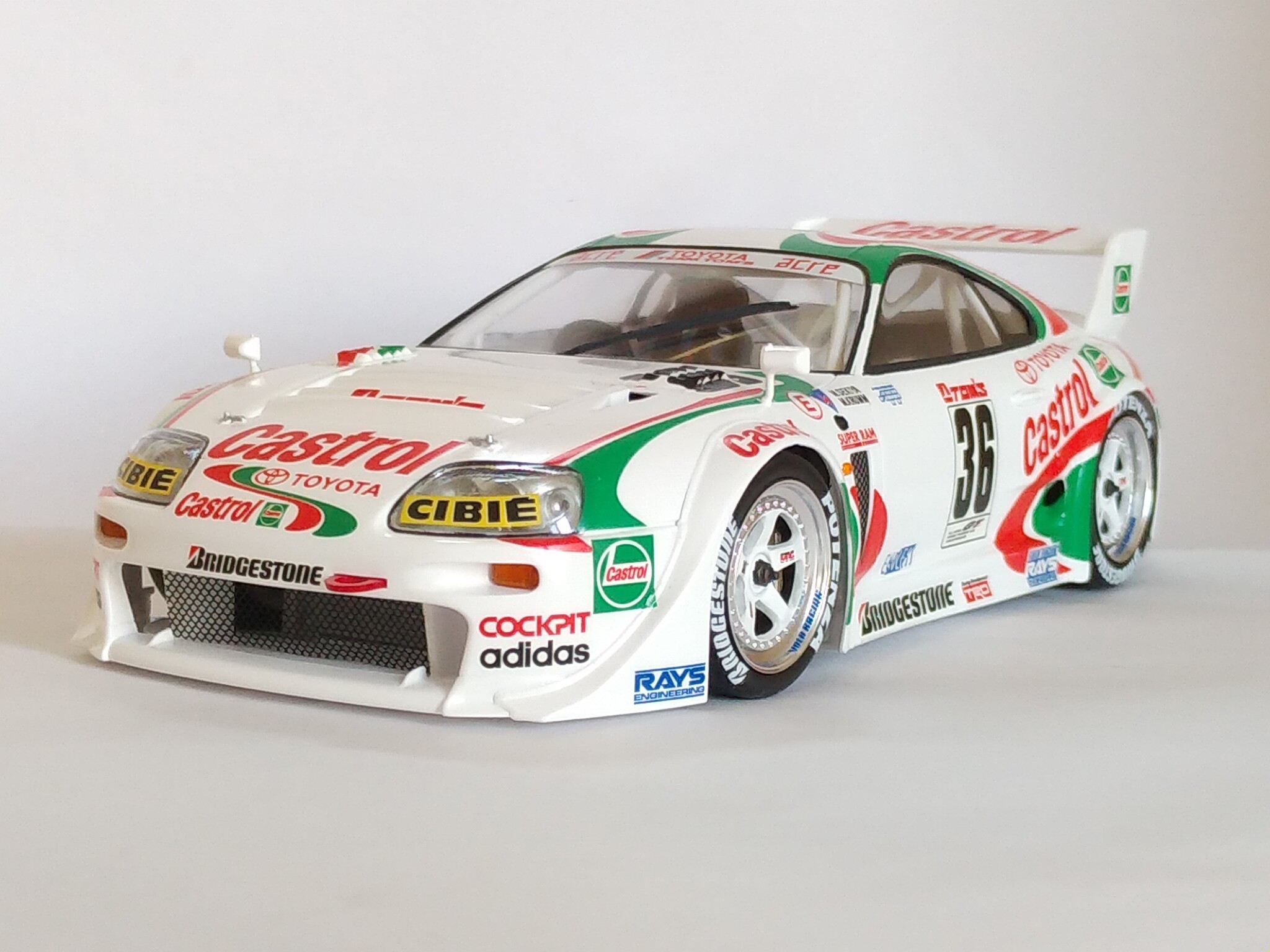 スープラ ヤフオク! - タミヤ カストロール・トヨタ トムス スープラGT スケールモ