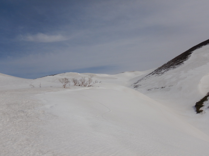 月山・東斜面と大雪城 ～ ２０２１年４月２４日_f0170180_21313349.jpg