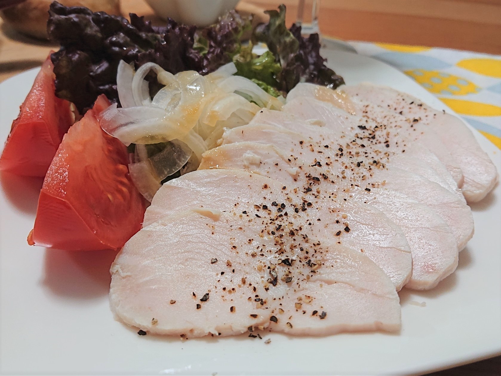 清酒と本みりんの効果でし~っとり♪ 低温調理の鶏ハム_d0361028_20541294.jpg