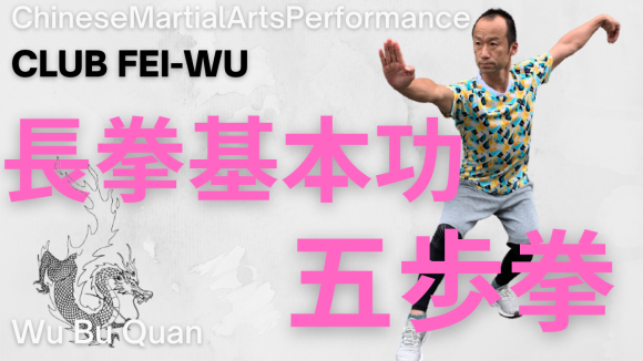 【長拳基本功　五歩拳】カンフーの基本動画です。_a0039748_22431025.png