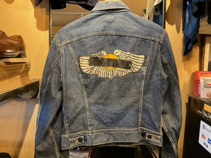 70's Lee 101-J denim jacket (hand painted) : BUTTON UP clothing