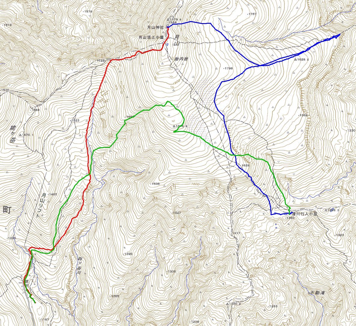 月山・東斜面と大雪城 ～ ２０２１年４月２４日_f0170180_00054022.jpg