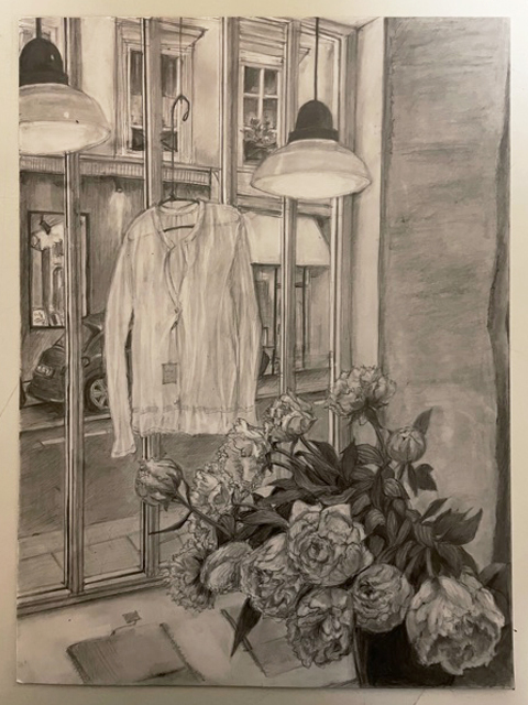 デッサン パリ 洋服店で Menu E