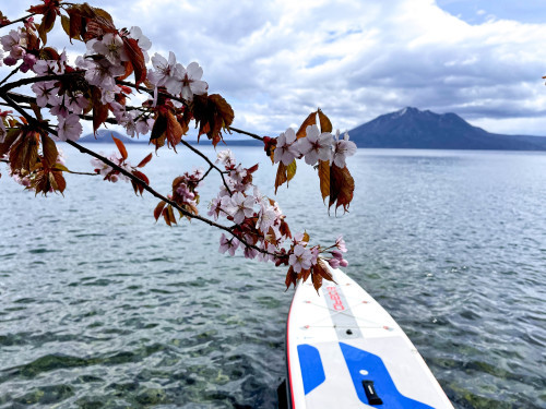 春SUP Vol,２ 支笏湖_d0198793_00283633.jpg