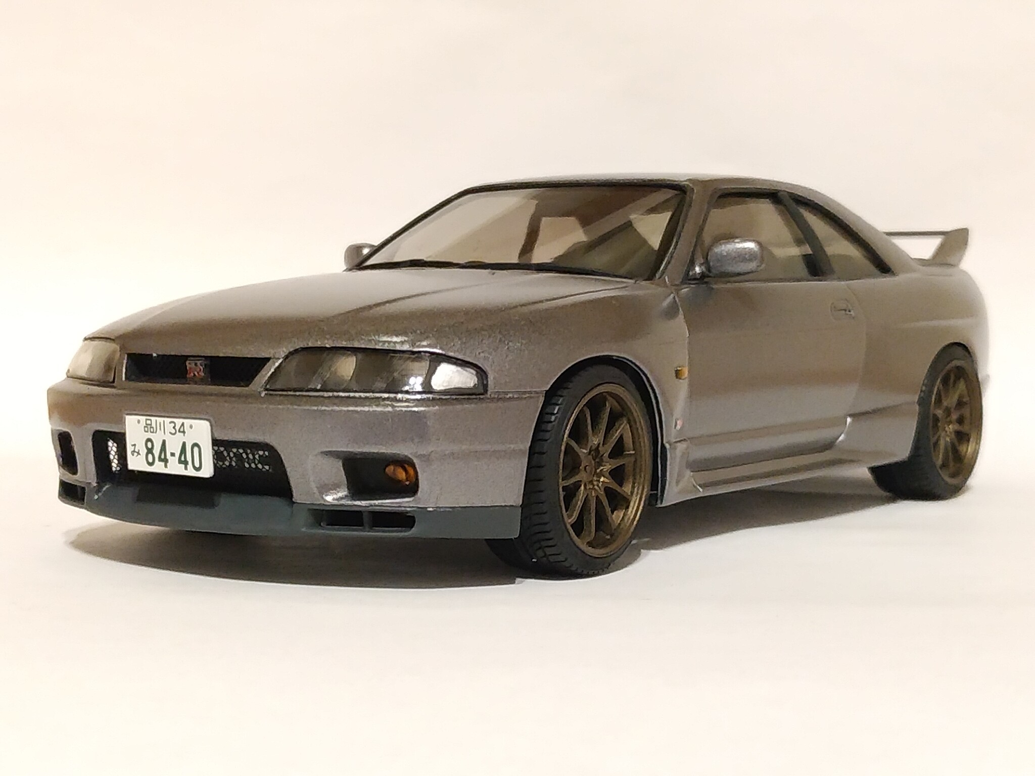 タミヤ　1/24日産R33GTR プラモデル完成品