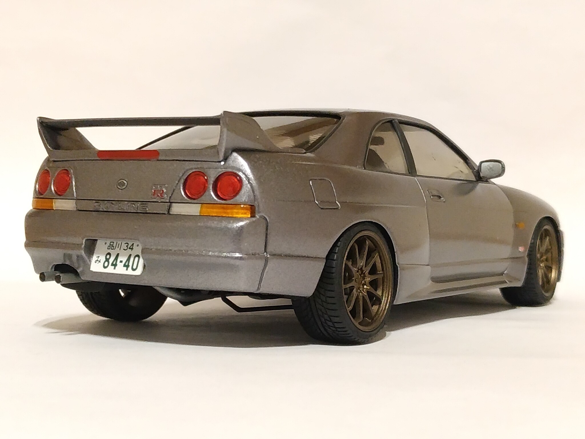 タミヤ　1/24日産R33GTR プラモデル完成品