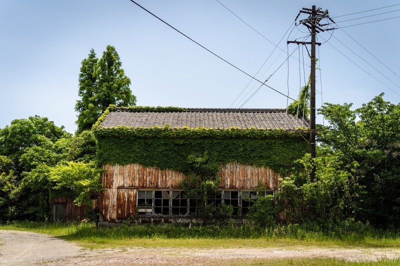 静かに朽ち逝く繊維工場 - 受電室_d0353489_23301308.jpg