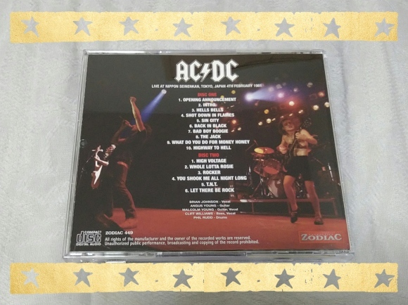 AC/DC / TOKYO 1981 1ST NIGHT_b0042308_18313514.jpg