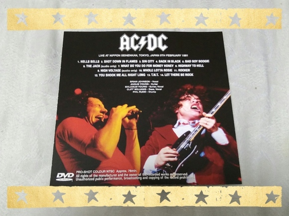 AC/DC / TOKYO 1981 1ST NIGHT_b0042308_18320007.jpg