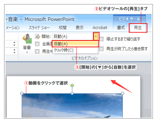 Ppt ビデオの自動再生と繰り返しとビデオ開始 終了の位置とフェードイン フェードアウト Office2019pro