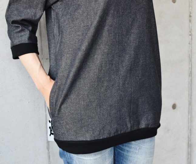 再別注★★ SpinnerBait BLACK DENIM 3/4 RIB TEE_d0152280_17155528.jpg