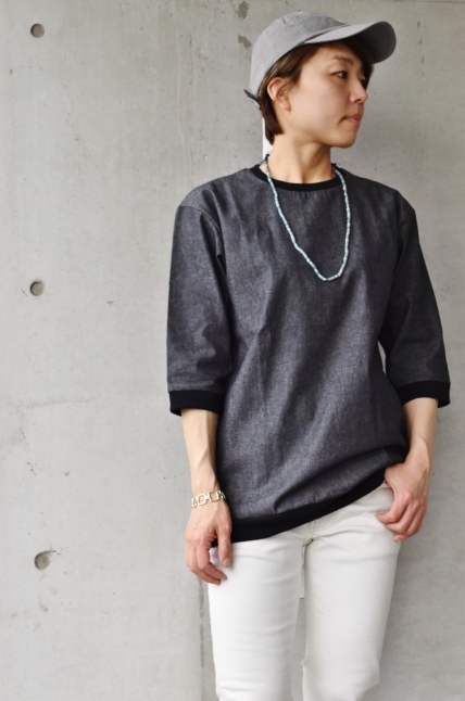 再別注★★ SpinnerBait BLACK DENIM 3/4 RIB TEE_d0152280_17170177.jpg