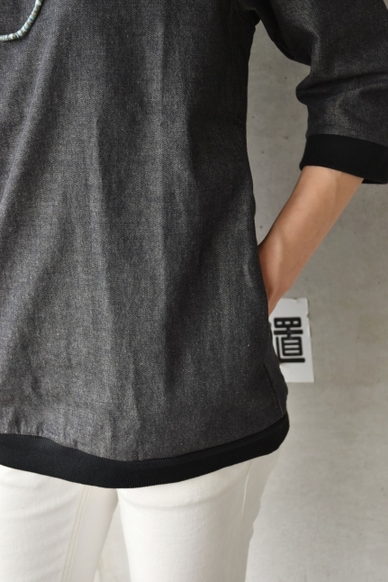 再別注★★ SpinnerBait BLACK DENIM 3/4 RIB TEE_d0152280_17174211.jpg