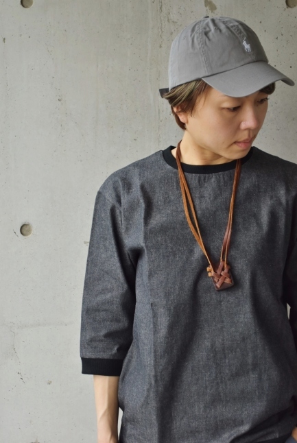 再別注★★ SpinnerBait BLACK DENIM 3/4 RIB TEE_d0152280_17184341.jpg