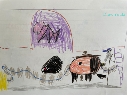 4歳の絵 ナナイロノート
