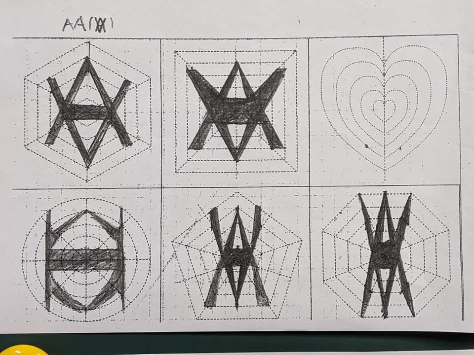文字を使ったマークのデザインのコツを身に付けよう 図工美術okayama