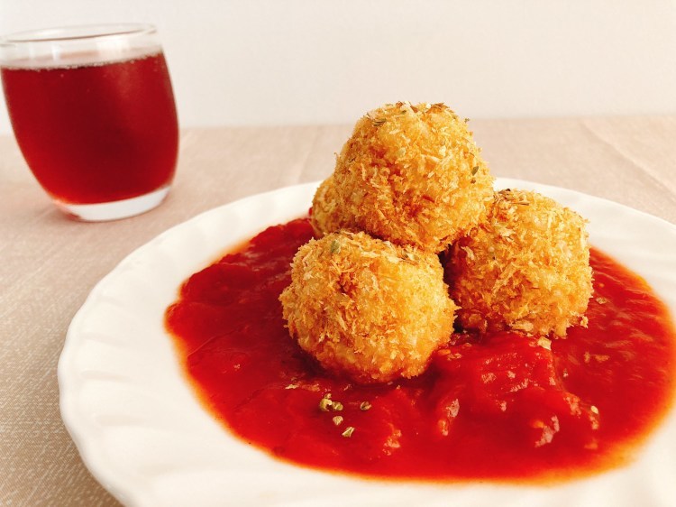 【雑穀料理】ノンフライでもサクサク食感!もちアワクリームコロッケの作り方・レシピ【もちアワ】_c0405952_14495833.jpg