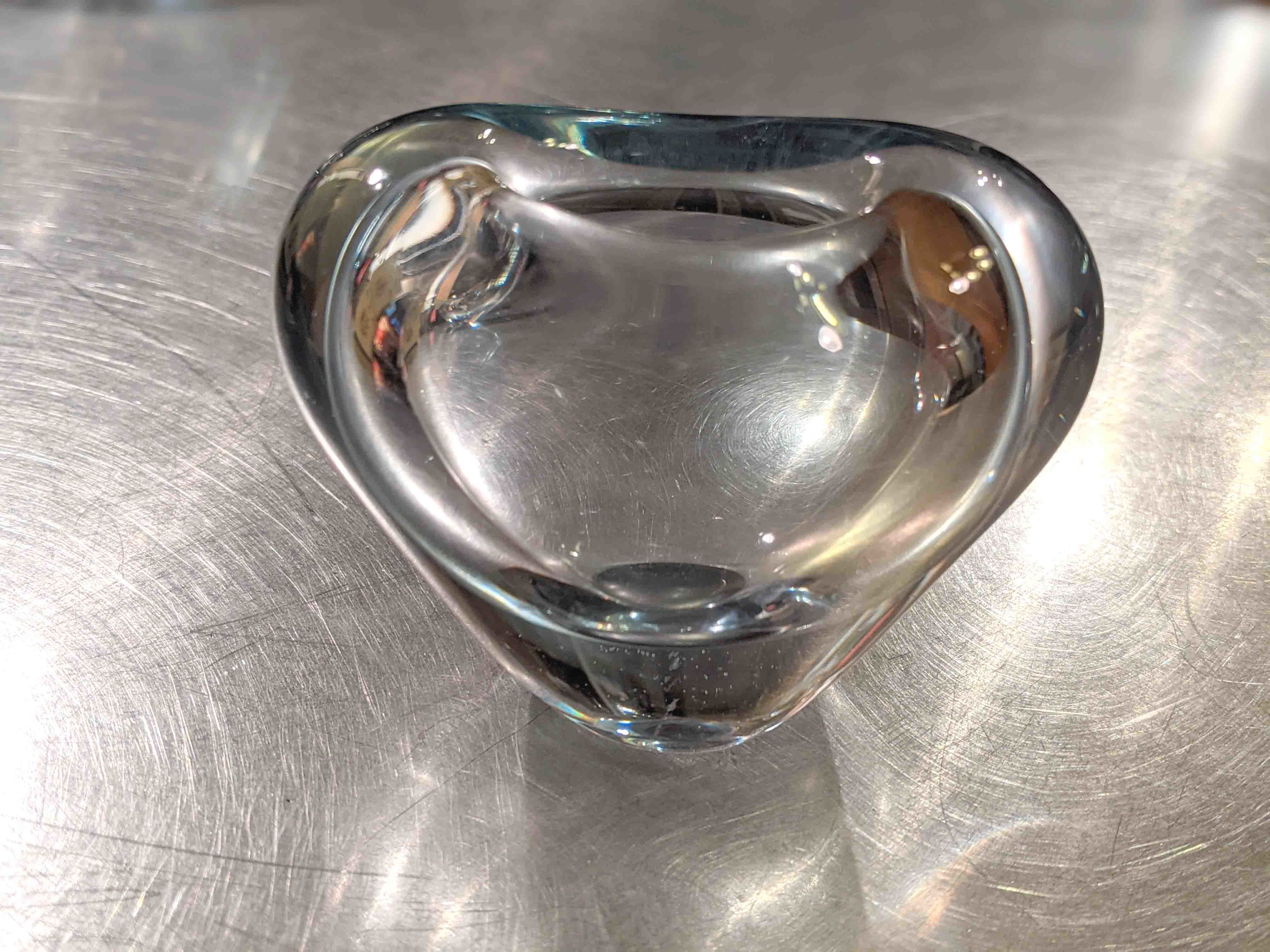 北欧1960'sビンテージ】ホルムガード社 Heart Vase/ハートベース 北欧1960'sビンテージ】ホルムガード社 Heart Vase/ハートベース