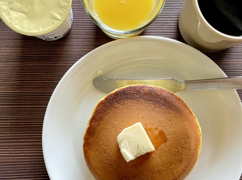 リベンジホットケーキ 梅シロップ仕込み 酒粕クッキーほか 大学弁当