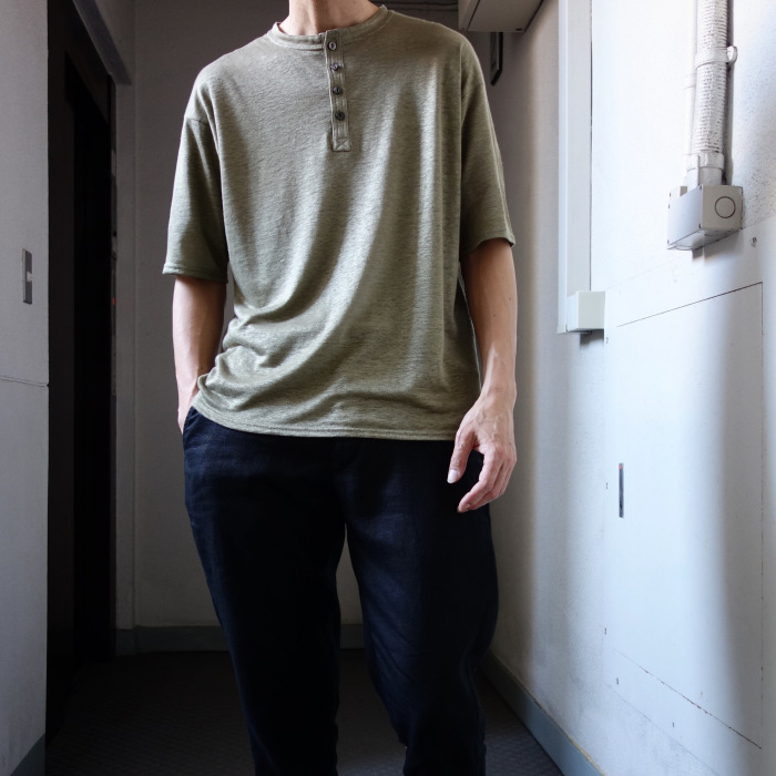 ７月の製作 / germanhenley belgium-linenjersey polo_e0130546_12115663.jpg