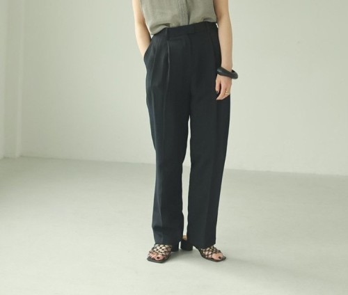 todayful】Tapered Tuck Pants-