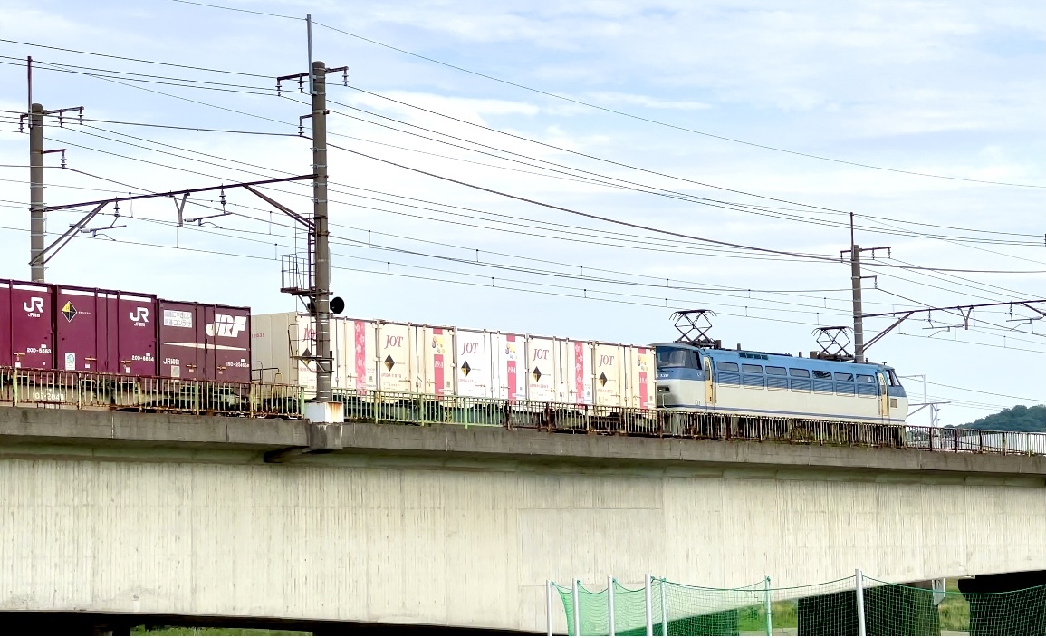 多摩川河川敷で 撮り鉄修行!(東急3000系甲種輸送)_c0212604_23080451.jpeg