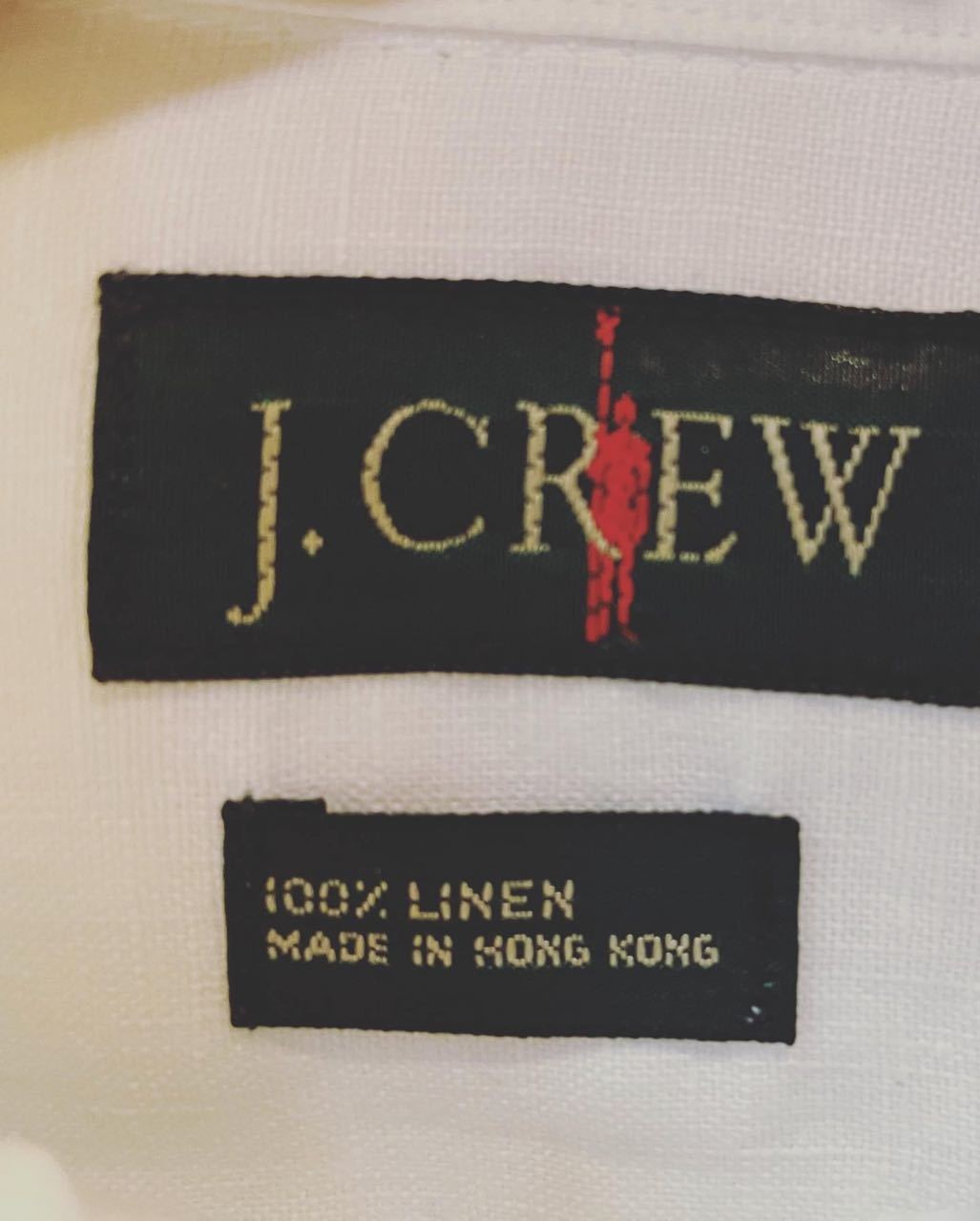 5月25日（火）入荷！　90s  J.Crew  old tag／旧タグ　ジェークルー  リネンシャツ！_c0144020_15315692.jpg
