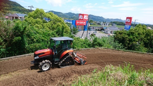 地域の方が畑を耕してくださいました 大好き 西条小学校