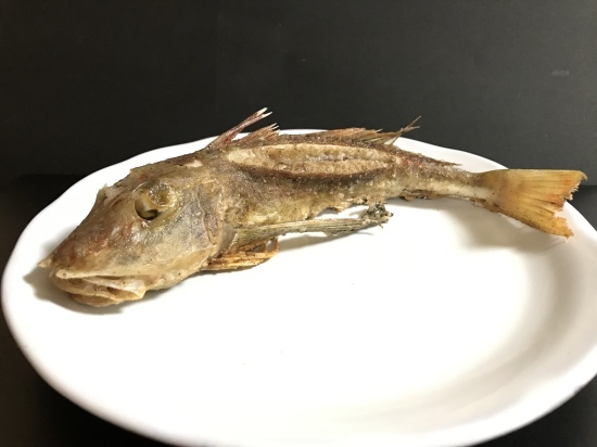 ほうぼうの唐揚げ 姿揚げ ぼっちオバサン食堂