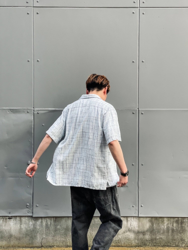 この夏…MR.STANDARDがチョイスしたのは\"レーヨンかすり\"なる新たな生地、めちゃくちゃ良いですよ◎_d0227059_11023100.jpg